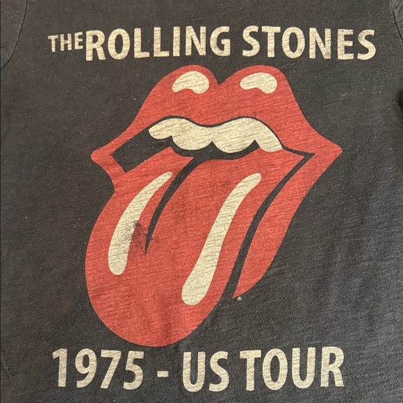 The Rolling Stones T-Shirt 1975 US Tour Graphic Reprint Rock Vintage-style Merch - Picture 2 of 7